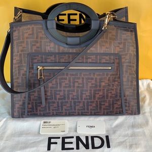 Authentic BNWT Fendi Zucca Shopper Purse